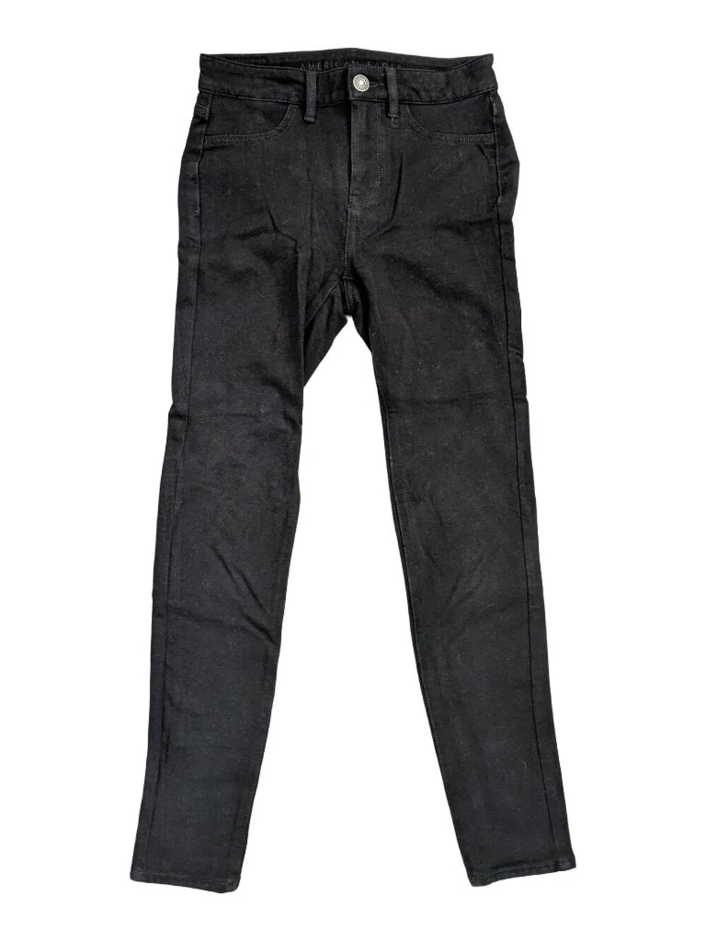 American Eagle Next Level Stretch High Rise Jegging Black 4 Regular